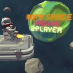 Play Moto Space Racing: 2 Player